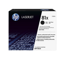 Originálna čierna tonerová kazeta s vysokou výťažnosťou HP 81X LaserJet