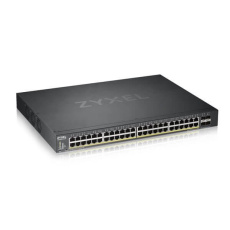 XGS1935-52HP, 52 Port Smart Managed PoE Switch, 48x Gigabit PoE and 4x 10G SFP+, hybrid mode, standalone or NebulaFlex Cloud, 375