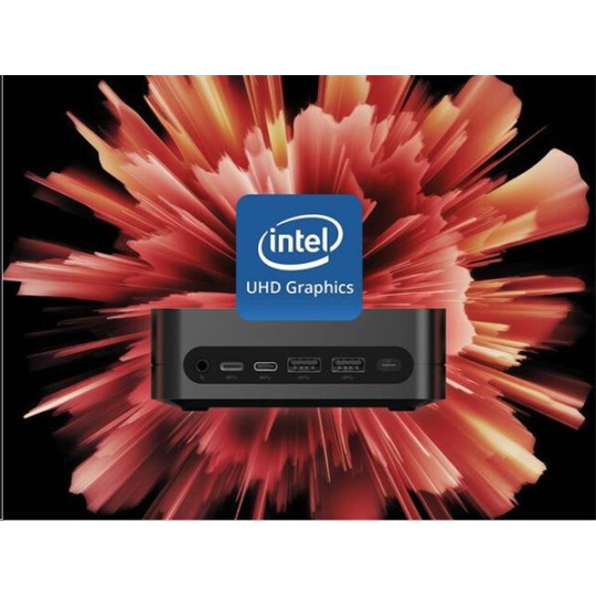 Prestigio Solutions Barebone  Mini PC, Alderlake i3-1215U 12Gen, GPU: Intel UHD,  bez RAM a ROM, ftpm Firmw,