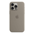 Apple iPhone 15 Pro Max Silicone Case with MagSafe - Clay