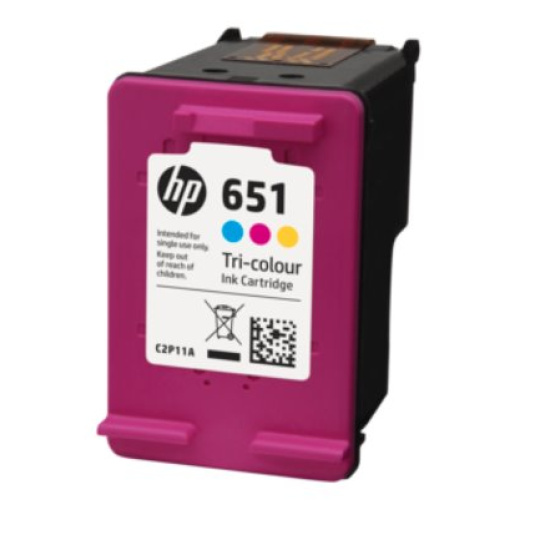 C2P11AE Trojfarebná originálna atramentová kazeta HP 651 Ink Advantage