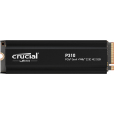 Crucial P310 1TB SSD PCIe NVMe M.2 2280, r7100MB/s, w6000MB/s, with heatsink