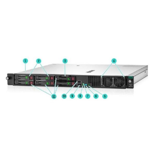 HPE ProLiant DL20 Gen10 Plus E-2336 2.9GHz 6-core 1P 16GB-U 4SFF 800W RPS Server