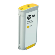 F9J65A HP 728 130-ml Yellow DesignJet Ink Cartridge