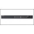 Dell Networking N1524, 24x 1GbE + 4x 10GbE SFP+ fixed ports, Stacking, IO to PSU airflow, AC