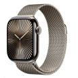 Apple Watch Series 10 GPS + Cellular 46mm Natural Titanium Case with Natural Milanese Loop - M/L