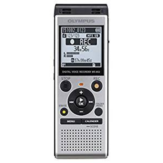 WS-882 (4GB) Stereo Recorder Silver incl. Batteries - Alkaline