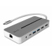 Dokovacia Stanica USB 3.1 Typ C, 2xHDMI (Dual Display), 2xUSB 3.0, Gigabit LAN, (PD 3.0 100W), 0.25m