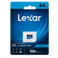 64GB Lexar® High-Performance 633x microSDXC™ UHS-I, up to 100MB/s read 45MB/s write C10 A1 V30 U3, Global