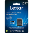 128GB Lexar® High-Performance 633x microSDXC™ UHS-I, up to 100MB/s read 45MB/s write C10 A1 V30 U3, Global