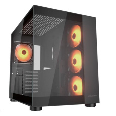 COUGAR FV150 RGB PC Case, Mid tower, Black