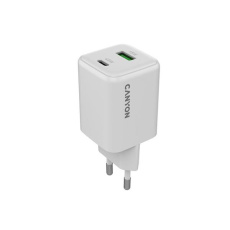 Canyon CU45AC vysokorýchlostná univerzálna nabíjačka do steny 1x USB-C 45W, 1x USB-A 18W