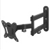 ONKRON Full Motion TV Wall Mount for 10" to 32" Screens up to 25 kg, Black