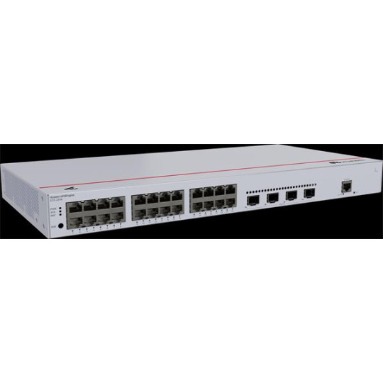 Huawei S310-24T4X,S310-24T4X,S310-24T4X (24*10/100/1000BASE-T ports, 4*10GE SFP+ ports, built-in AC power)