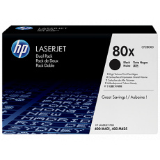 HP toner black pre LJ Pro400 M401 - HP80X Dual pack