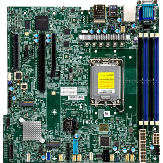 Supermicro Server board  X13SCH-F  1xLGA1700,uATX, Intel® C266