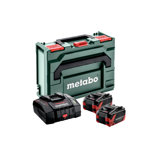 Metabo Basic-Set 2 x LiHD 8,0 Ah ASC 145 + ML  