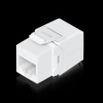 Ubiquiti Toolless keystone for terminating a Cat6 Ethernet jack without the use of a punch-down or crimping tool.