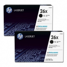 HP 26X 2-pack High Yield Black Original LaserJet Toner Cartridges (CF226XD)