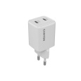 Canyon CU35CC vysokorýchlostná univerzálna nabíjačka do steny 2x USB-C 35W