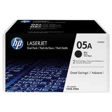 HP toner čierny pre LaserJet HP05A dualpack